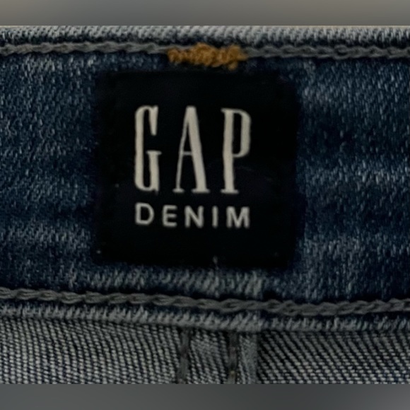 GAP Denim Indigo Culotte Jeans, Size 0/25 - Picture 7 of 10